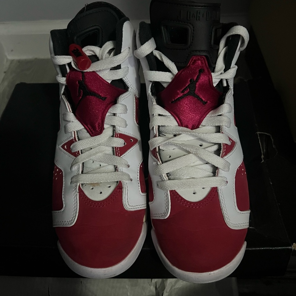 Kids' Jordan Red and White Sneakers